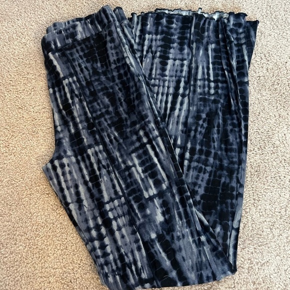 TOPSHOP Women’s Blue Tie Dye Flowy Pants Size 8 NWT - Picture 1 of 10